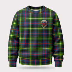 Farquharson Modern Tartan Crest Sweater
