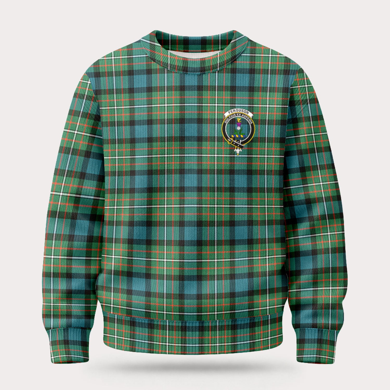 Ferguson Ancient Tartan Crest Sweater