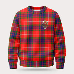 Fraser Tartan Crest Sweater