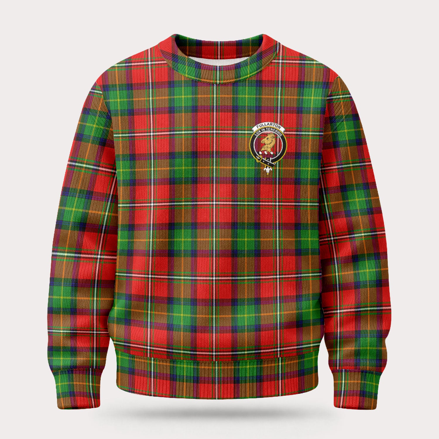 Fullarton Tartan Crest Sweater