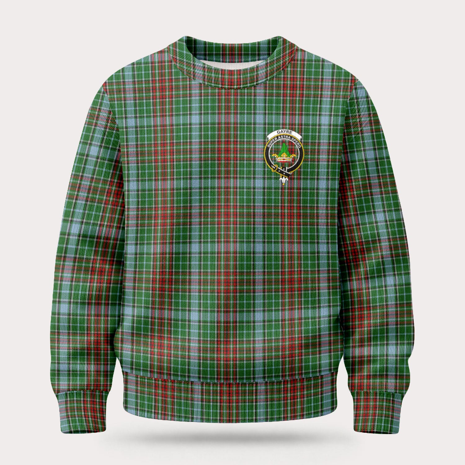 Gayre Tartan Crest Sweater