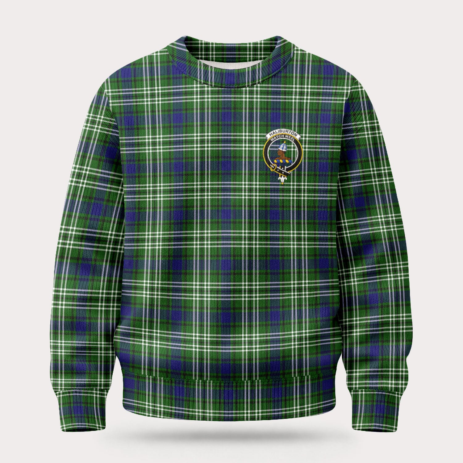 Haliburton Tartan Crest Sweater