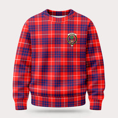 Hamilton Modern Tartan Crest Sweater