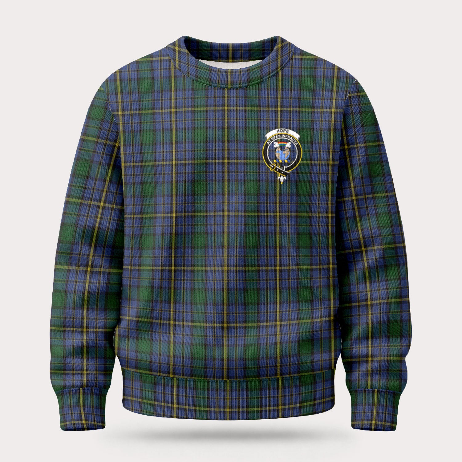 Hope Tartan Crest Sweater