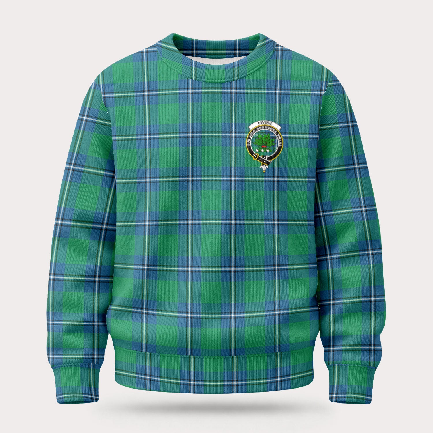 Irvine Ancient Tartan Crest Sweater