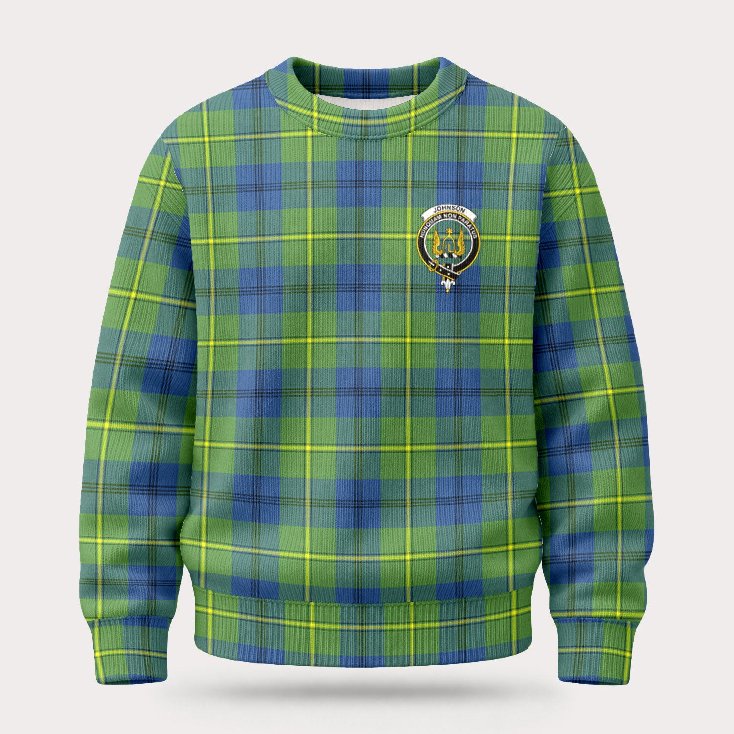 Johnson Ancient Tartan Crest Sweater
