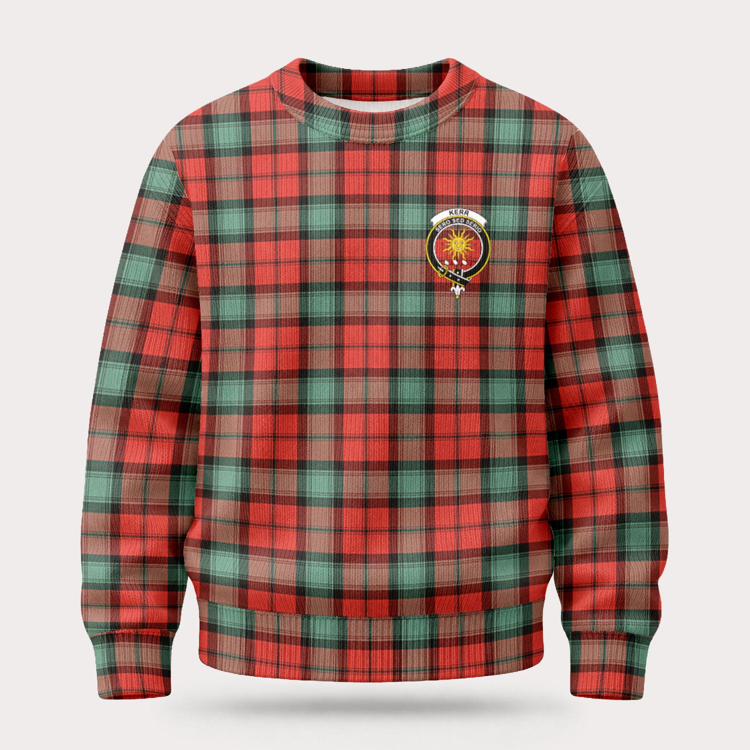 Kerr Ancient Tartan Crest Sweater