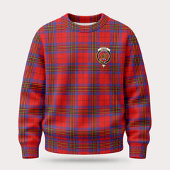 Leslie Modern Tartan Crest Sweater