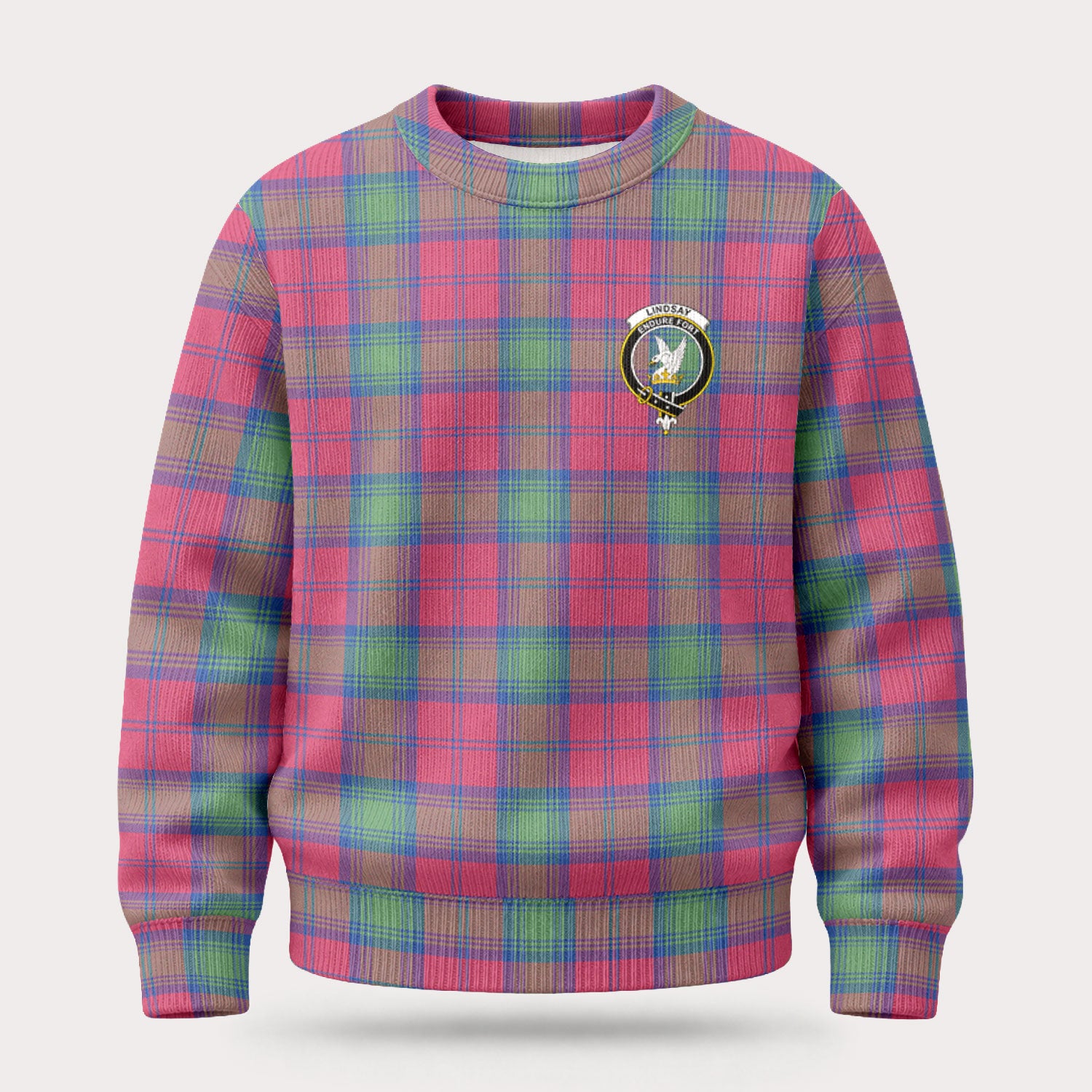 Lindsay Ancient Tartan Crest Sweater