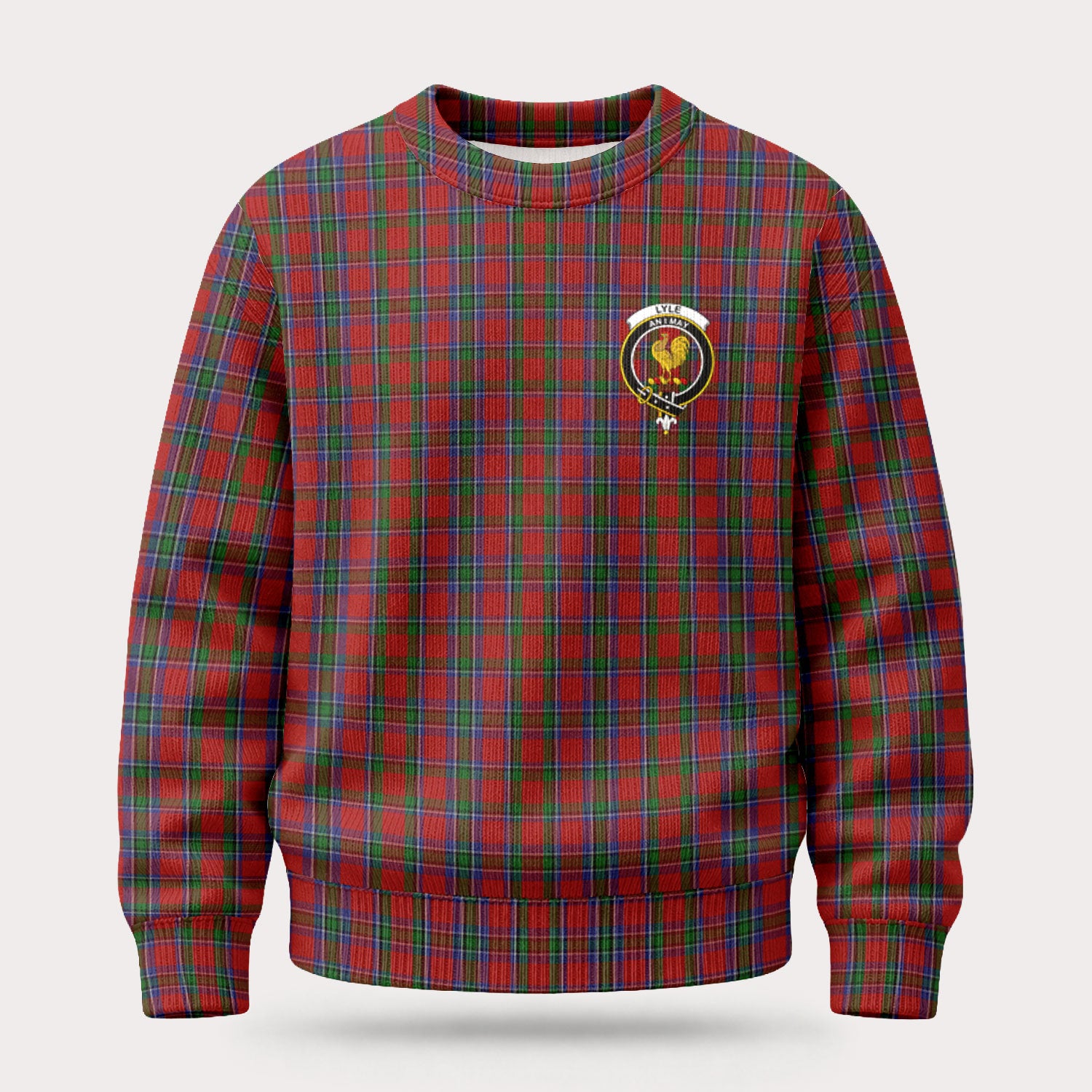 Lyle Tartan Crest Sweater