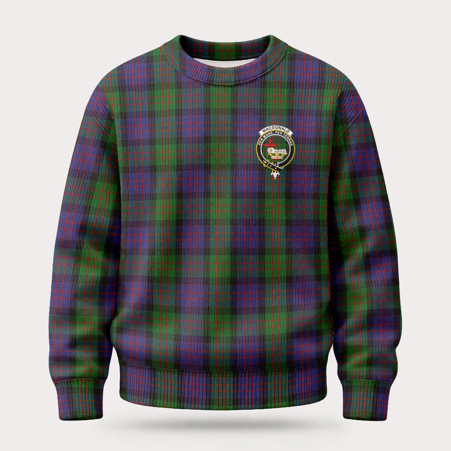 MacDonald Tartan Crest Sweater