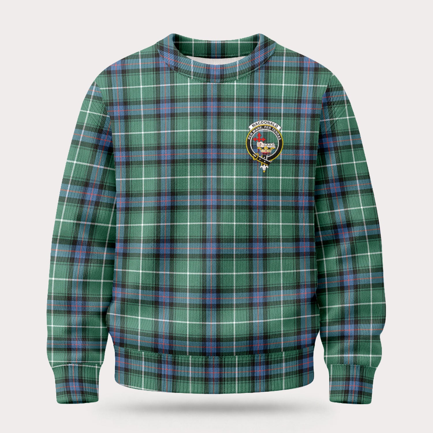 MacDonald of the Isles Hunting Ancient Tartan Crest Sweater