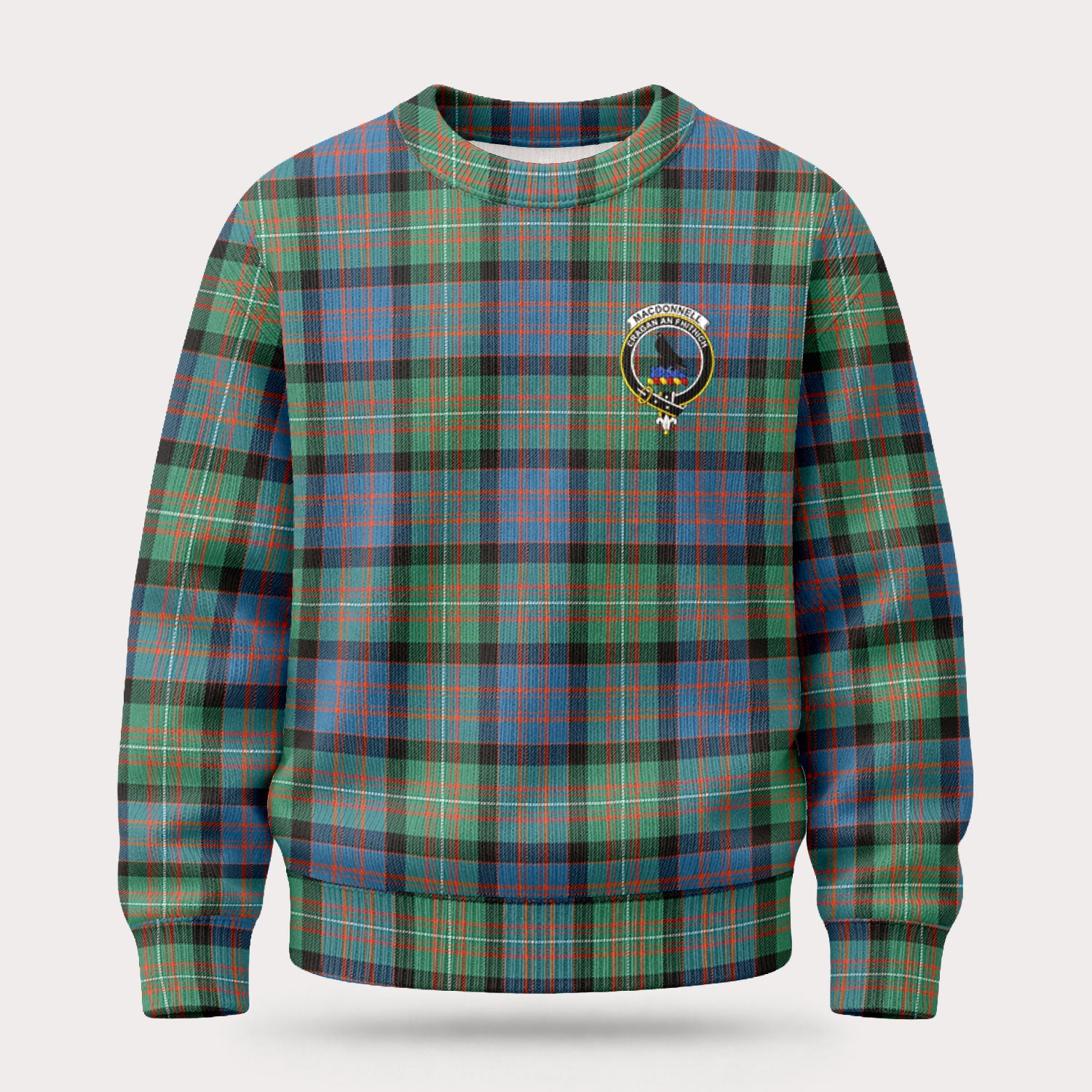 MacDonnell of Glengarry Ancient Tartan Crest Sweater