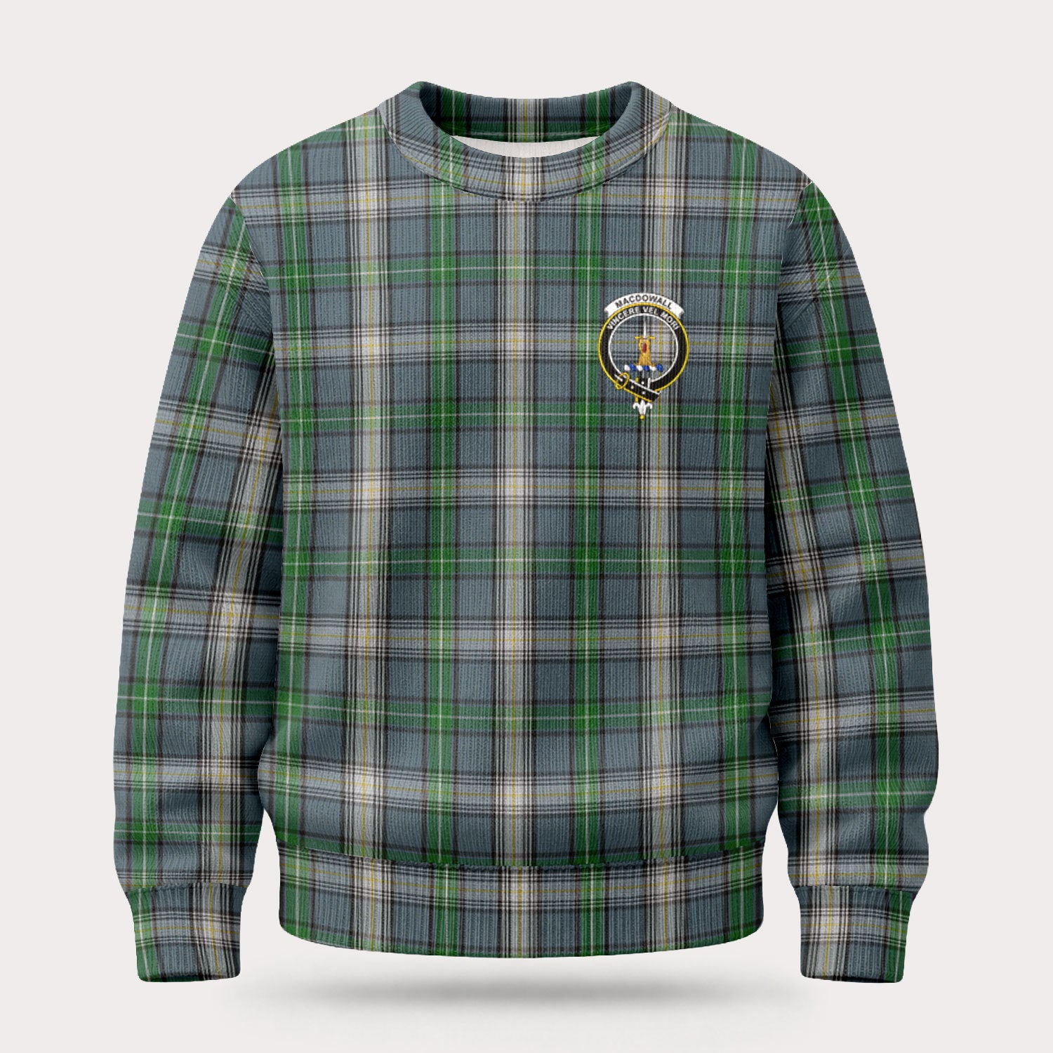 MacDowall Tartan Crest Sweater