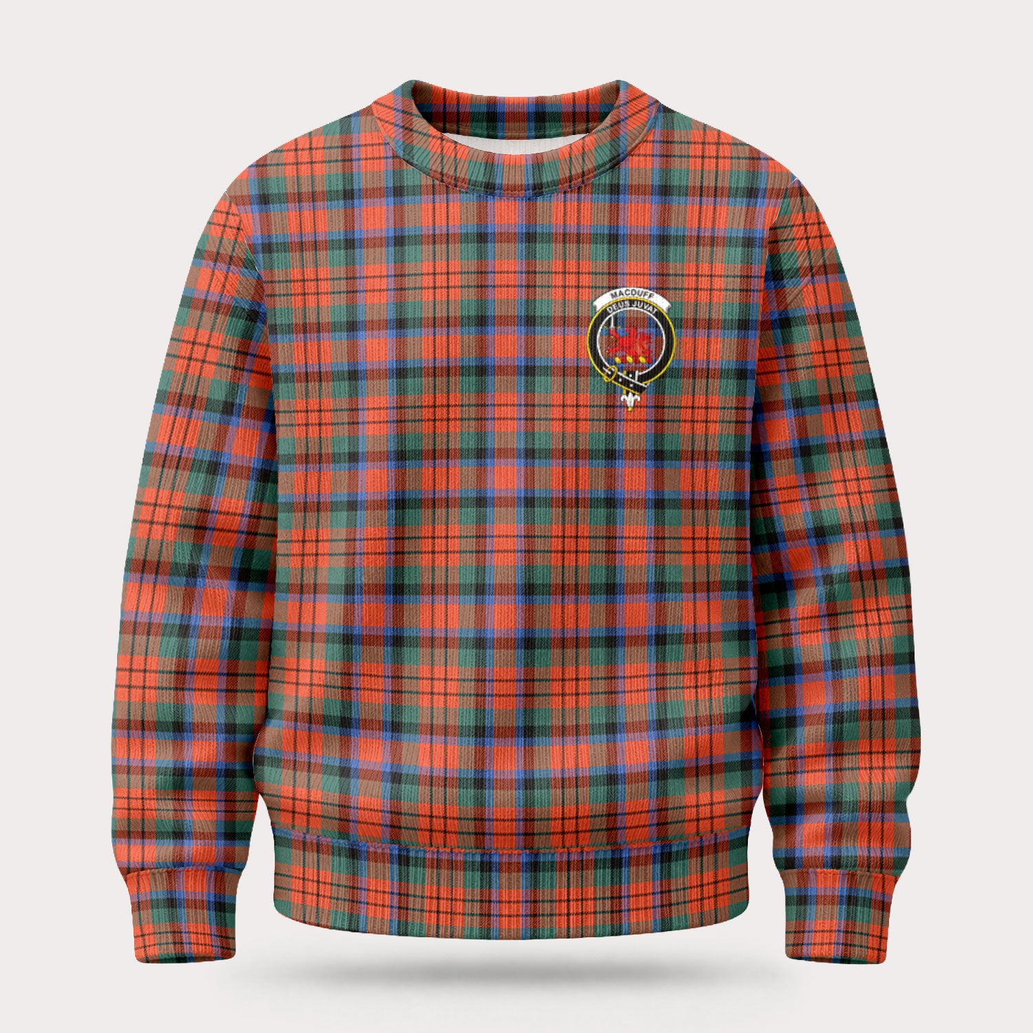 MacDuff Ancient Tartan Crest Sweater