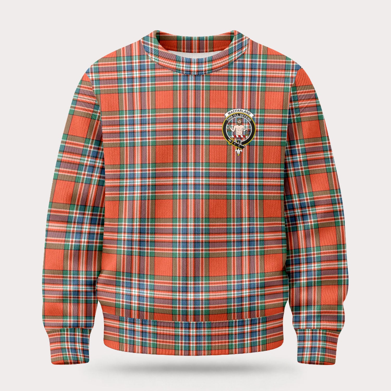 MacFarlane Ancient Tartan Crest Sweater