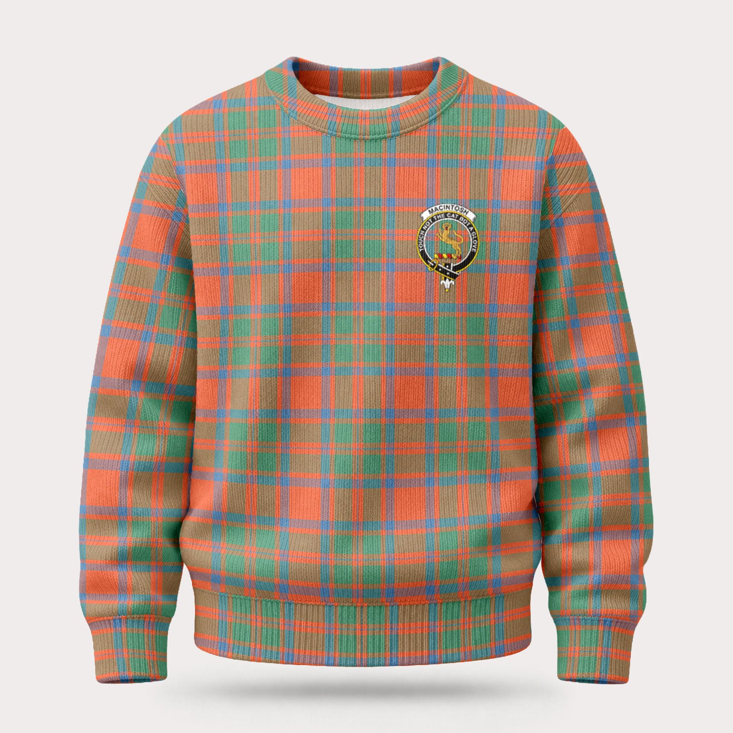MacIntosh Ancient Tartan Crest Sweater