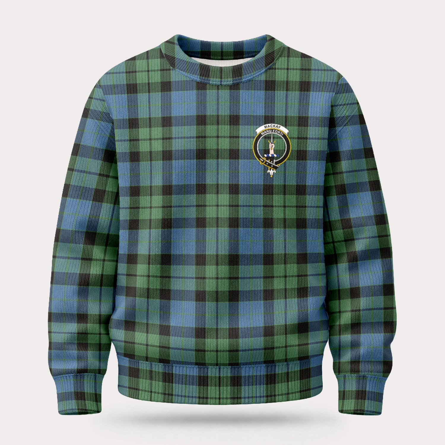 MacKay Ancient Tartan Crest Sweater