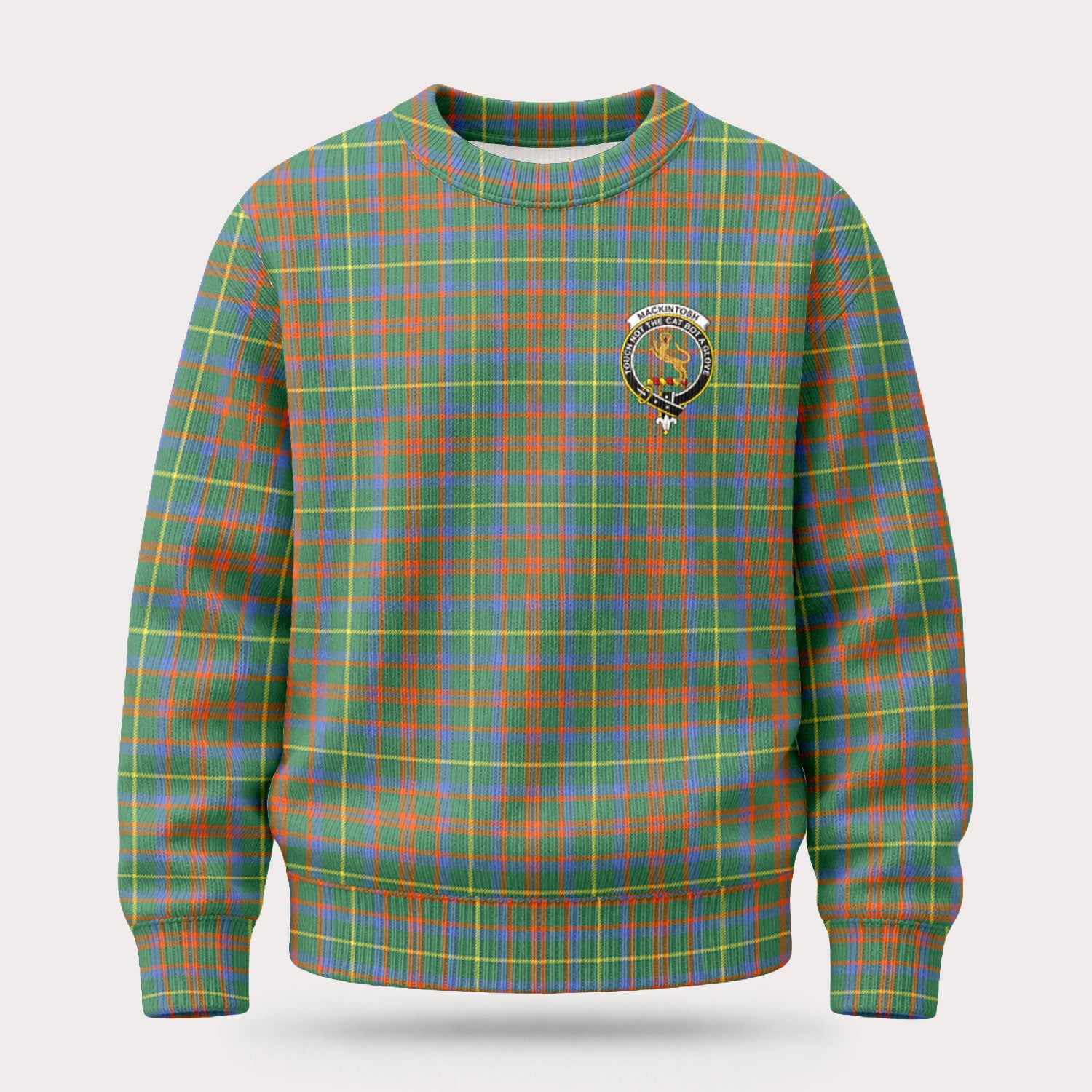 MacKintosh Hunting Ancient Tartan Crest Sweater