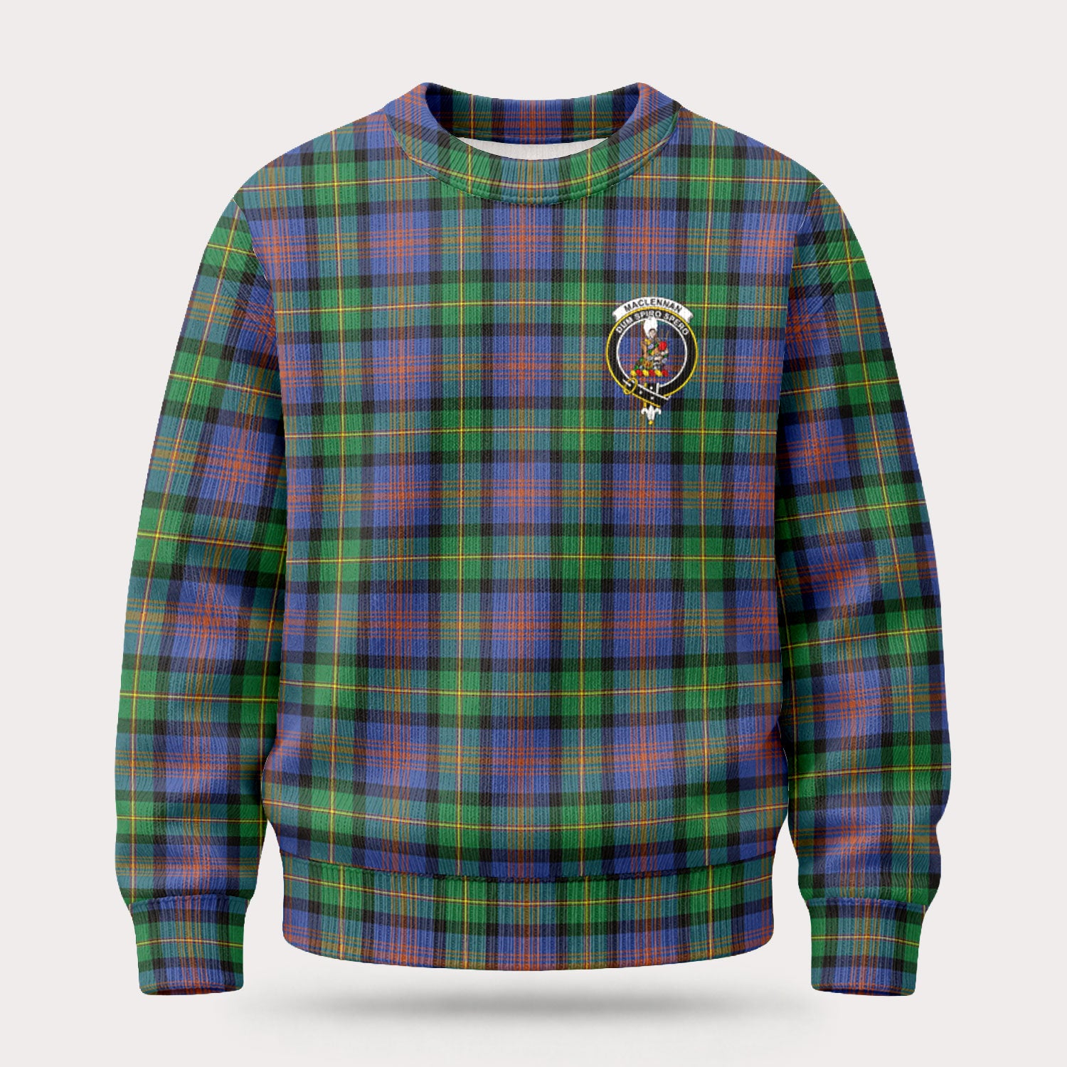 MacLennan Ancient Tartan Crest Sweater