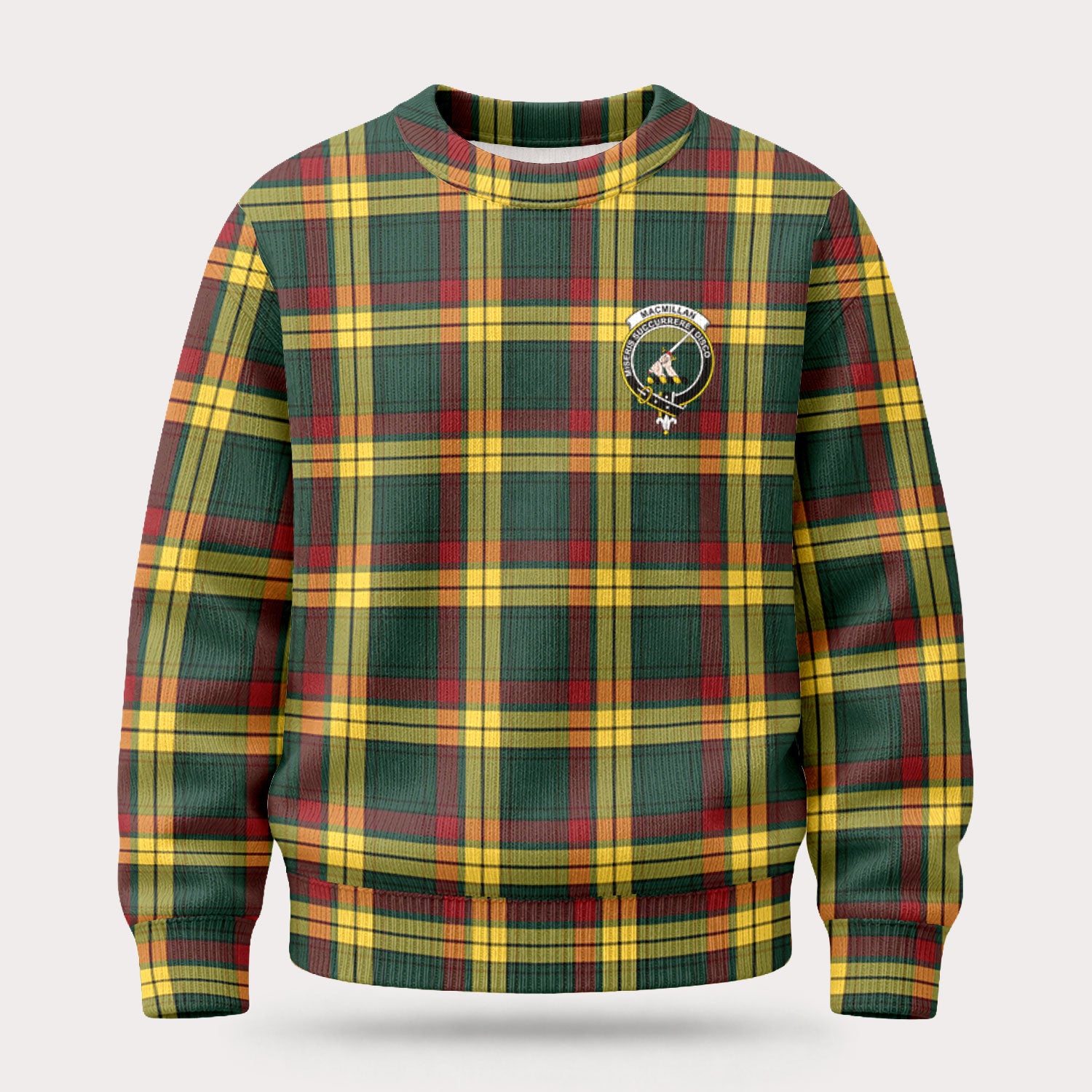 MacMillan Old Modern Tartan Crest Sweater