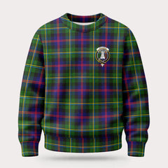 Malcolm (or MacCallum) Tartan Crest Sweater