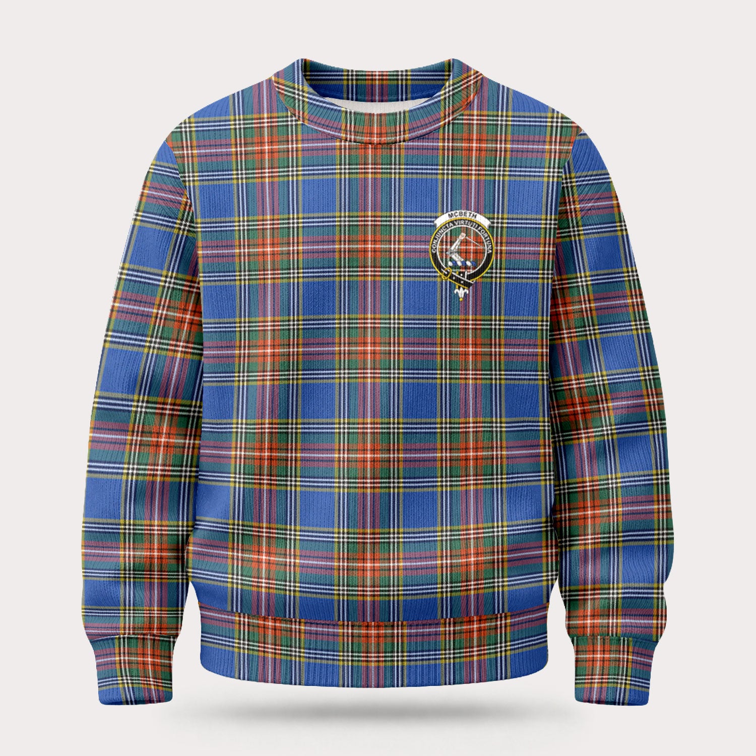 McBeth Ancient Tartan Crest Sweater
