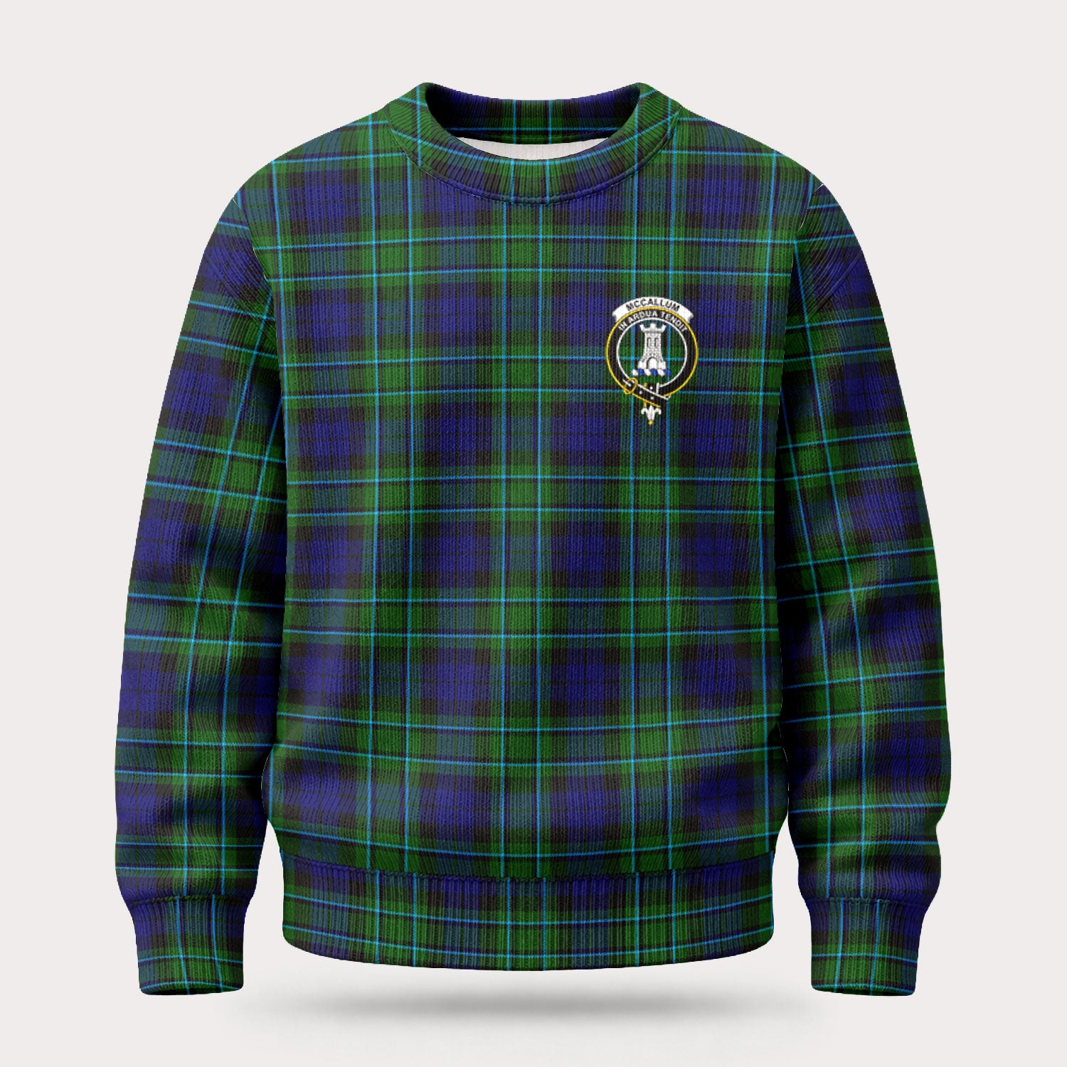 McCallum Modern Tartan Crest Sweater