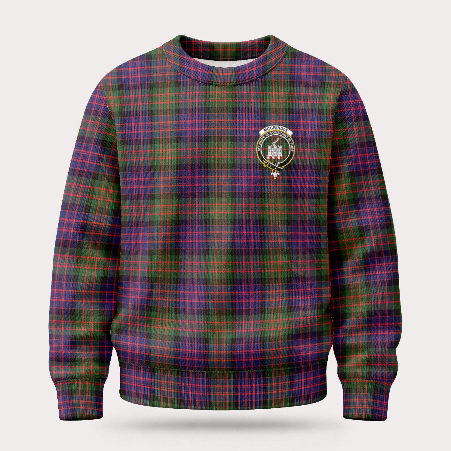 McCrindle Tartan Crest Sweater