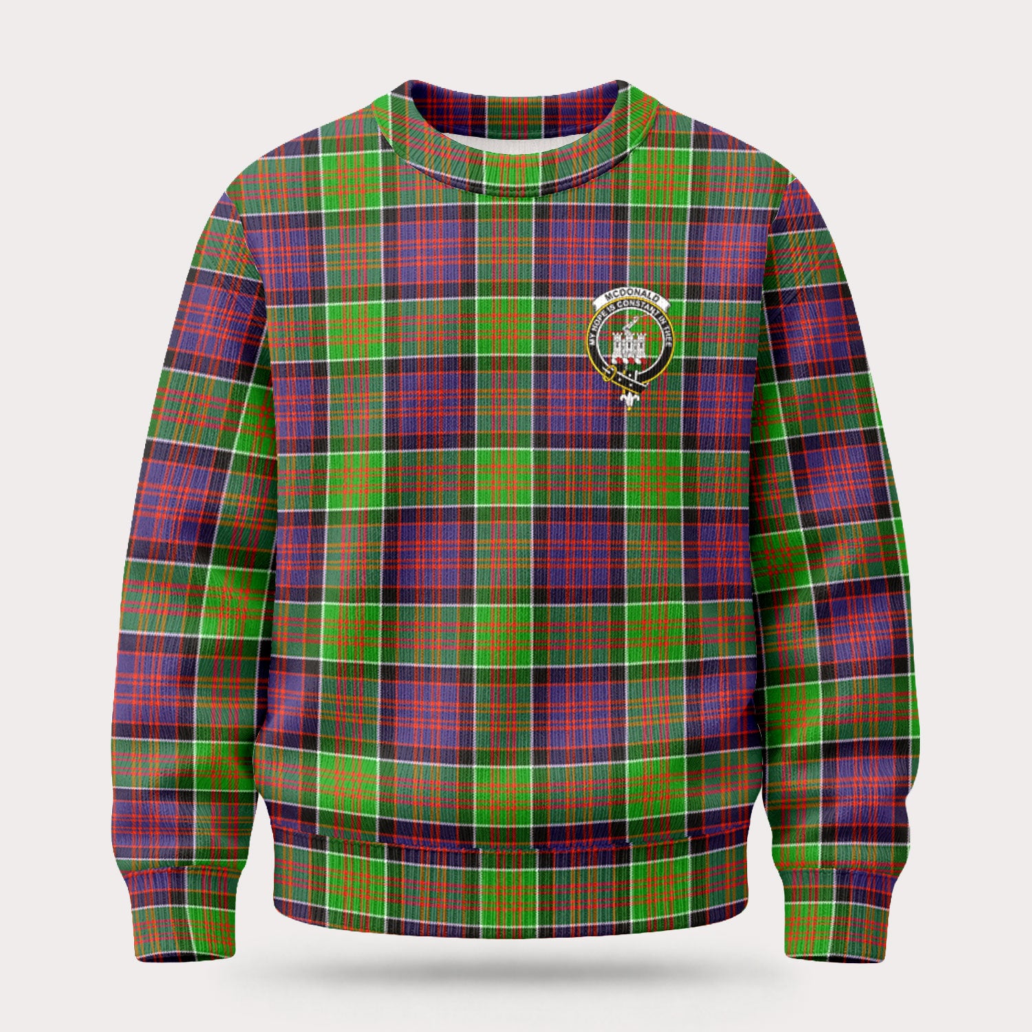 McDonald (Clan Ranald) Tartan Crest Sweater