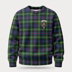 McKenzie Modern Tartan Crest Sweater
