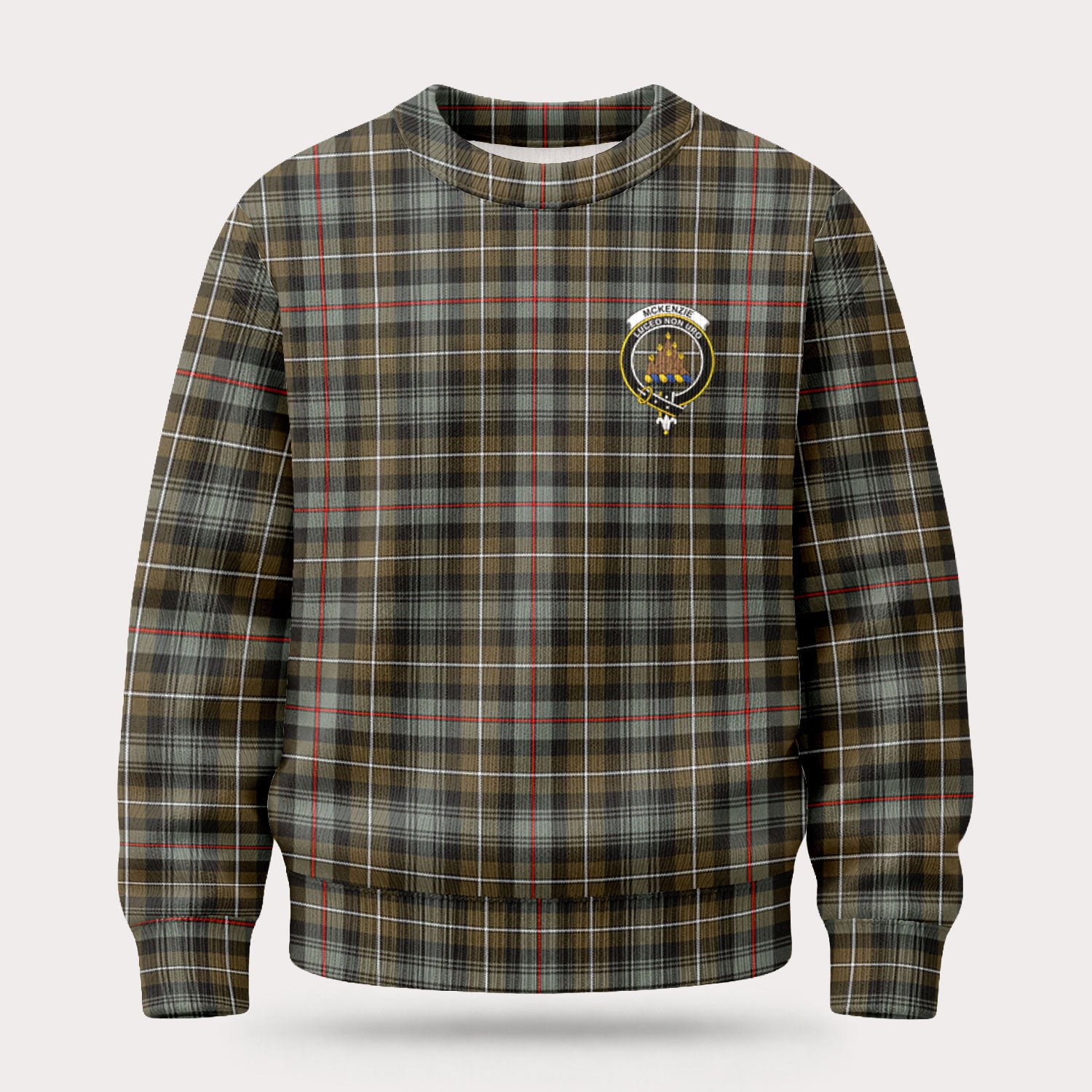 McKenzie Weathered Tartan Crest Sweater