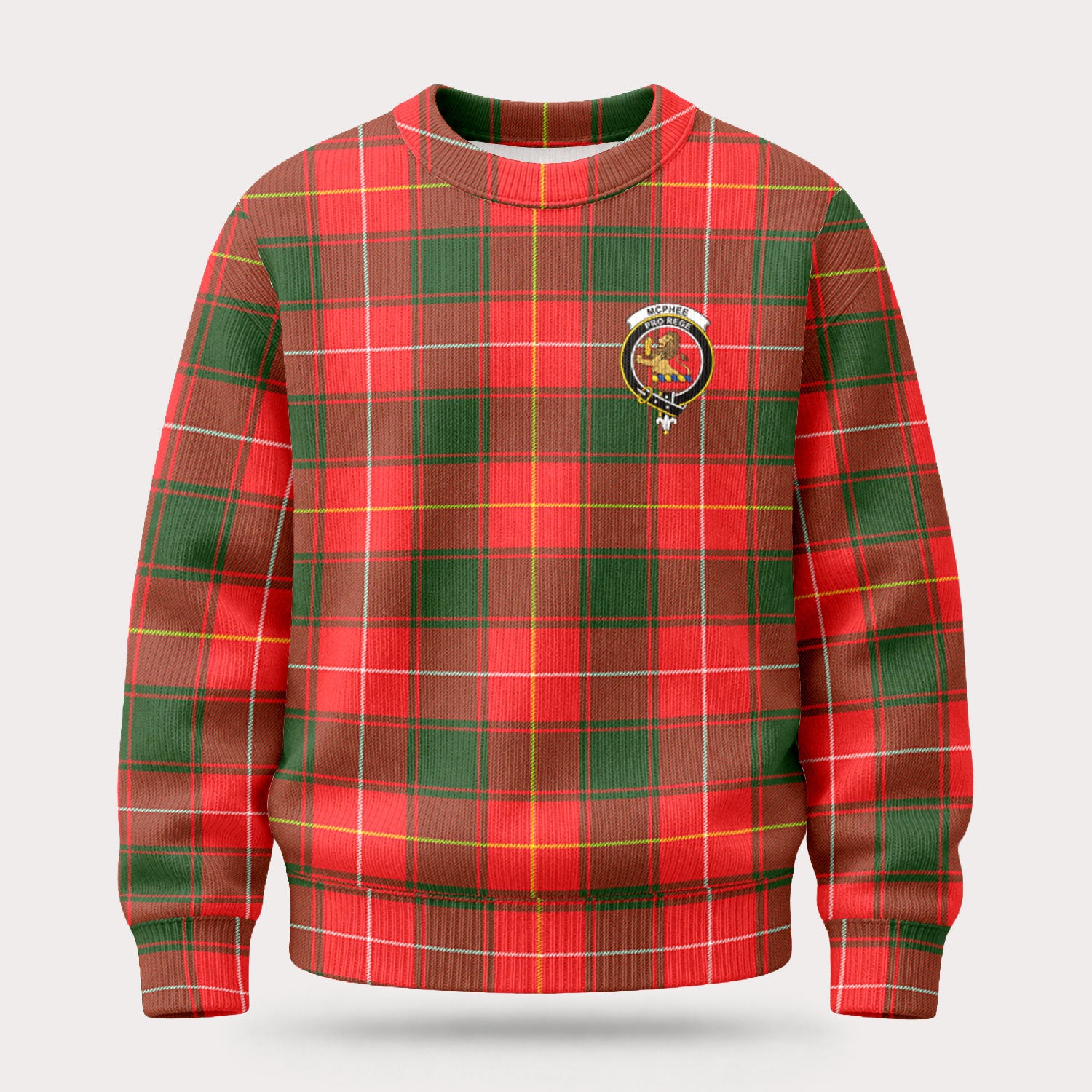 McPhee Tartan Crest Sweater