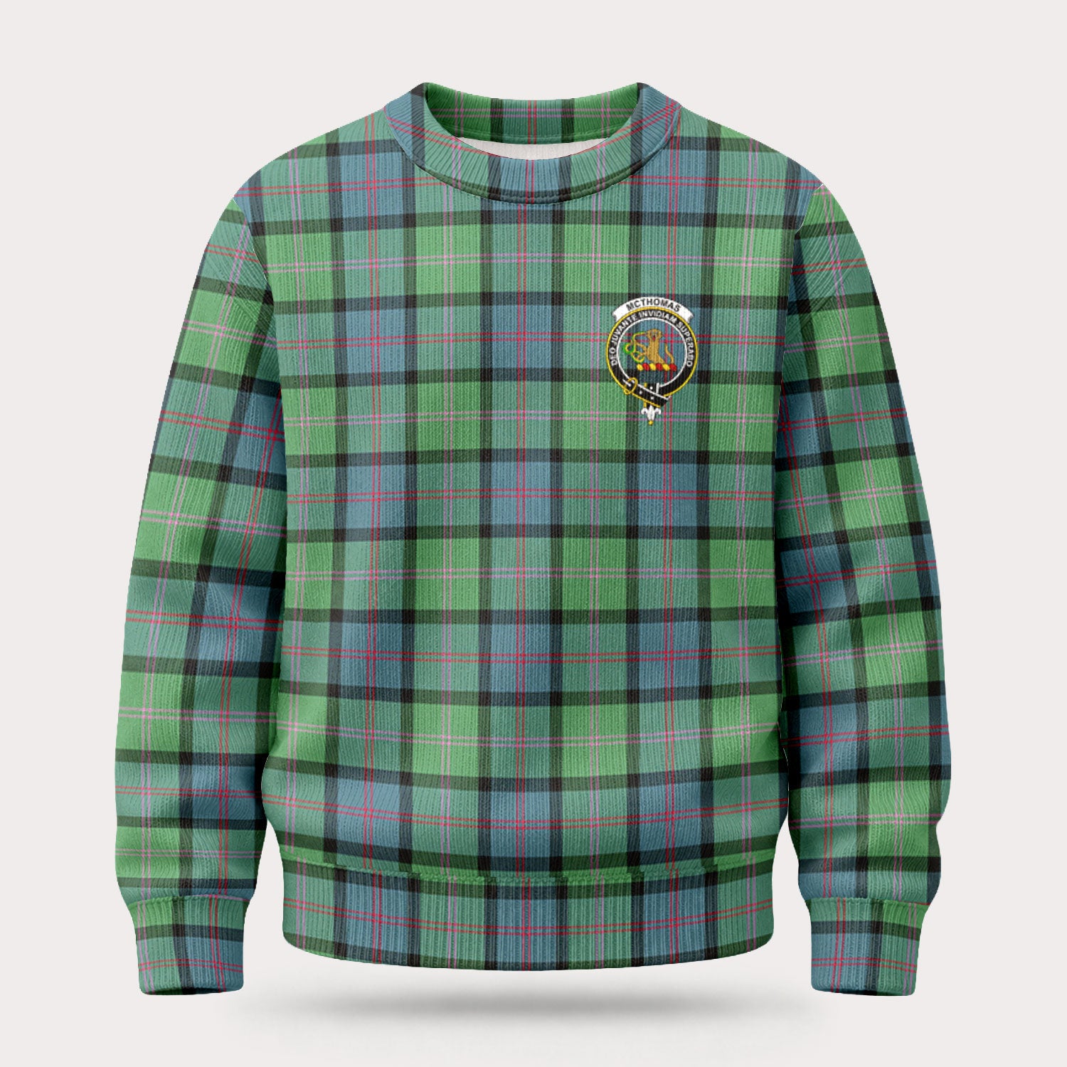 McThomas Ancient Tartan Crest Sweater