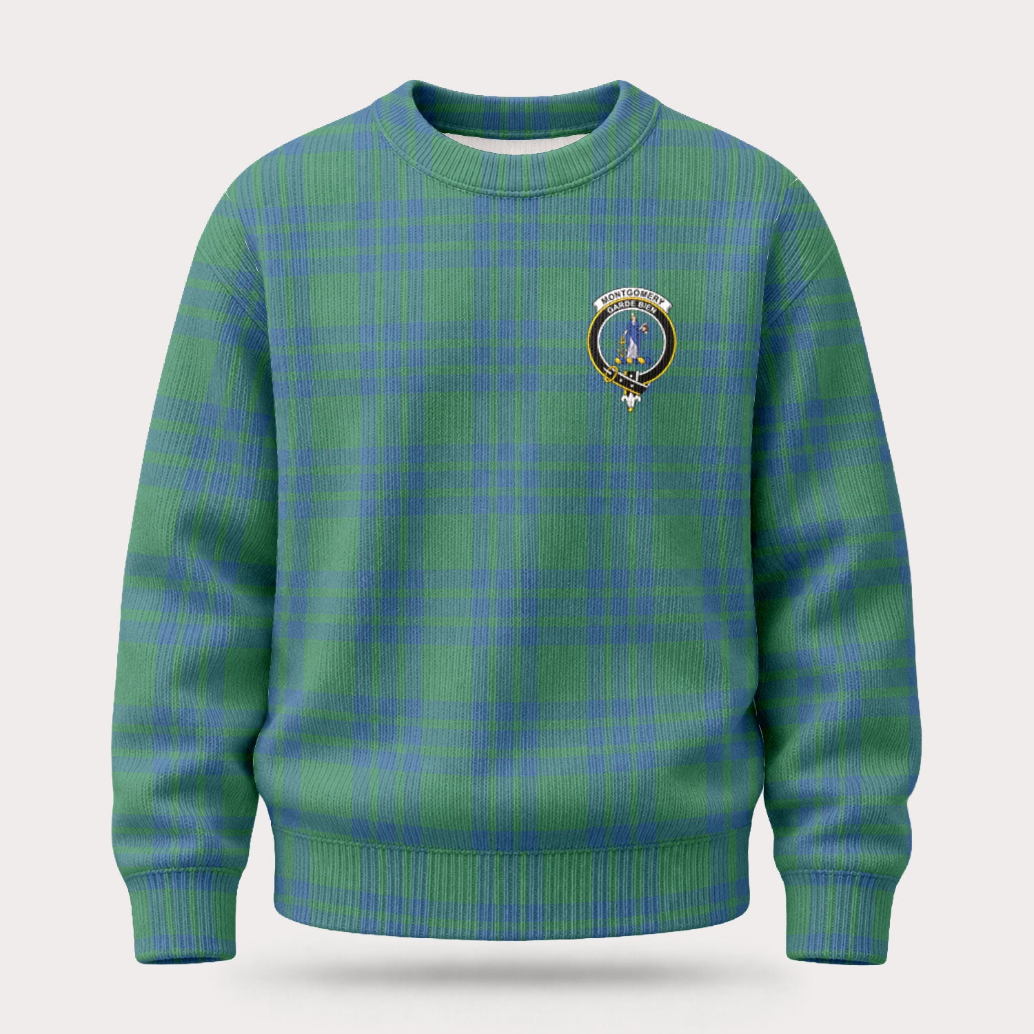 Montgomery Ancient Tartan Crest Sweater