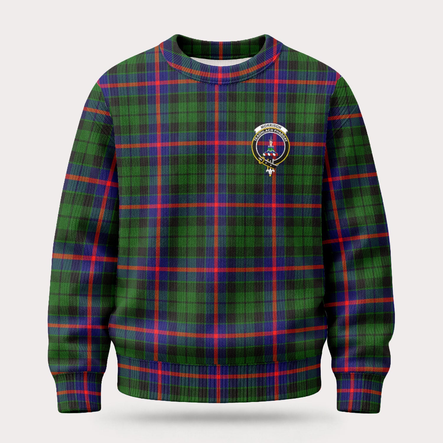 Morrison Modern Tartan Crest Sweater