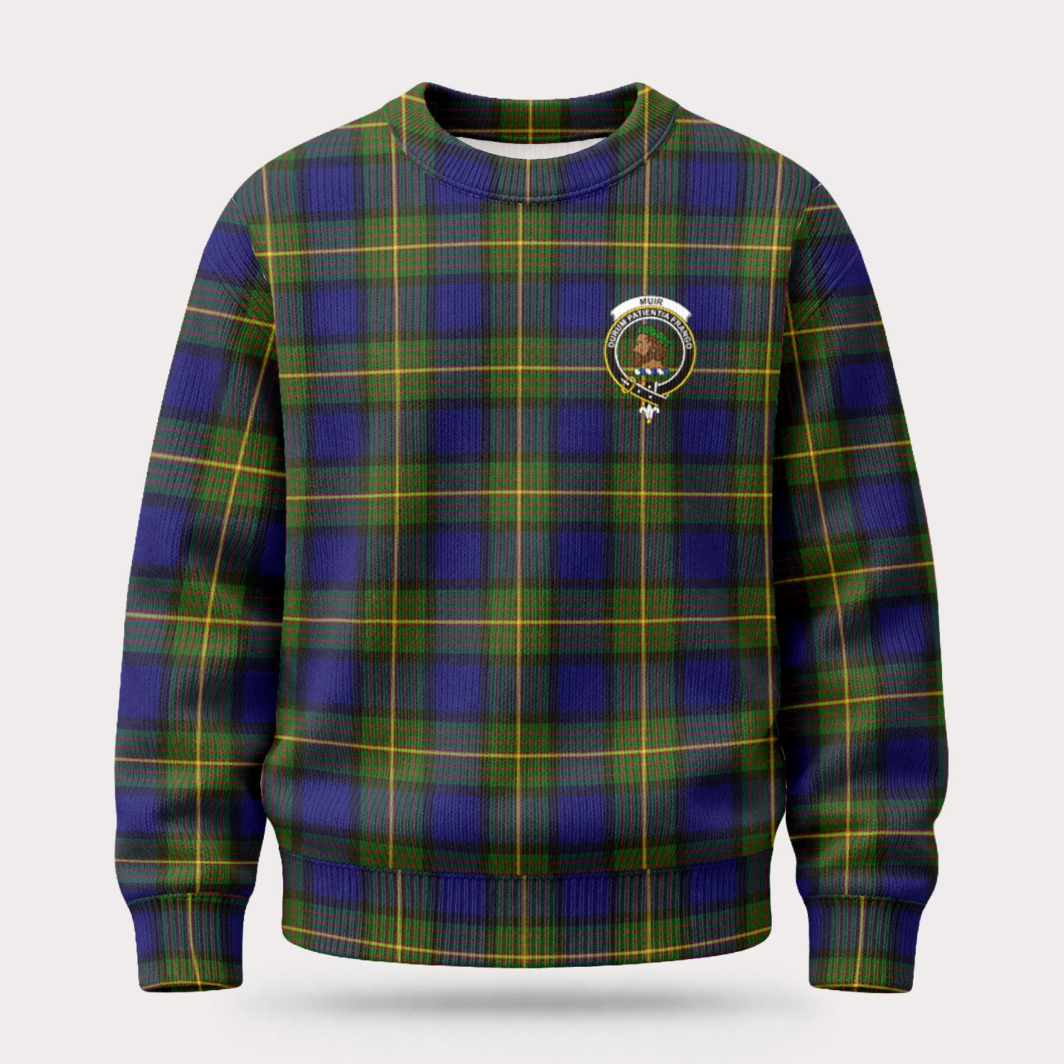Muir Tartan Crest Sweater
