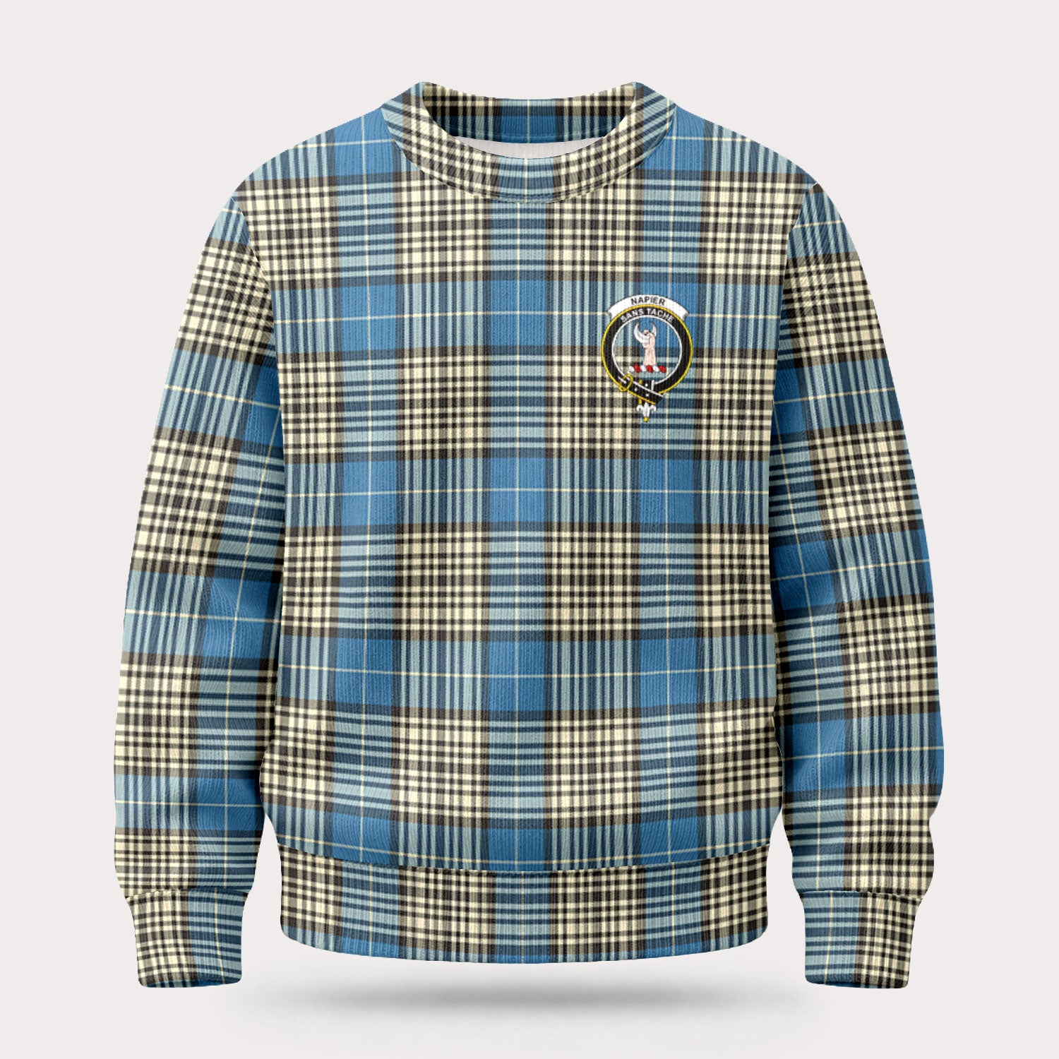 Napier Ancient Tartan Crest Sweater