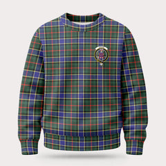 Ogilvie Hunting Modern Tartan Crest Sweater