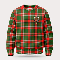 Pollock Tartan Crest Sweater