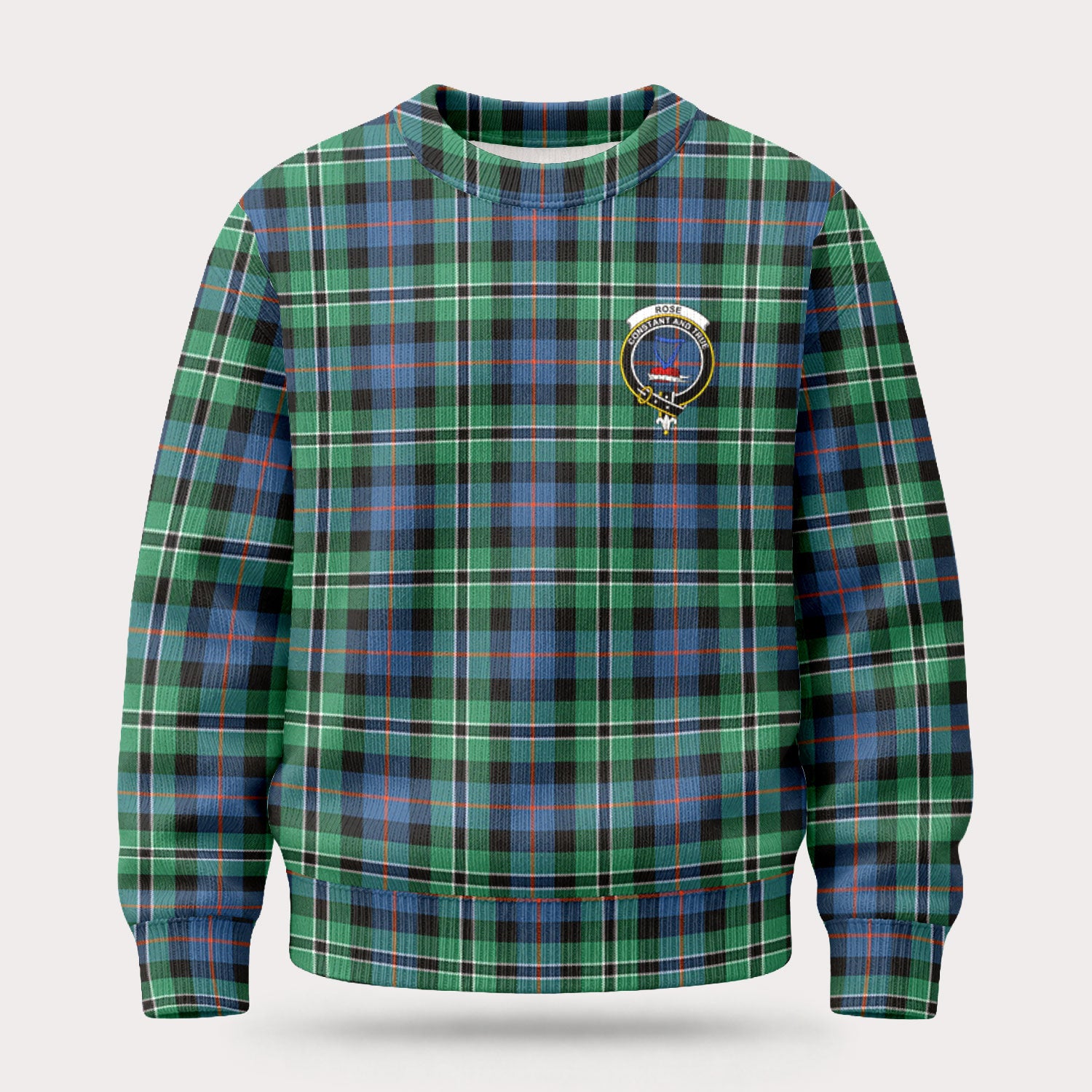 Rose Hunting Ancient Tartan Crest Sweater
