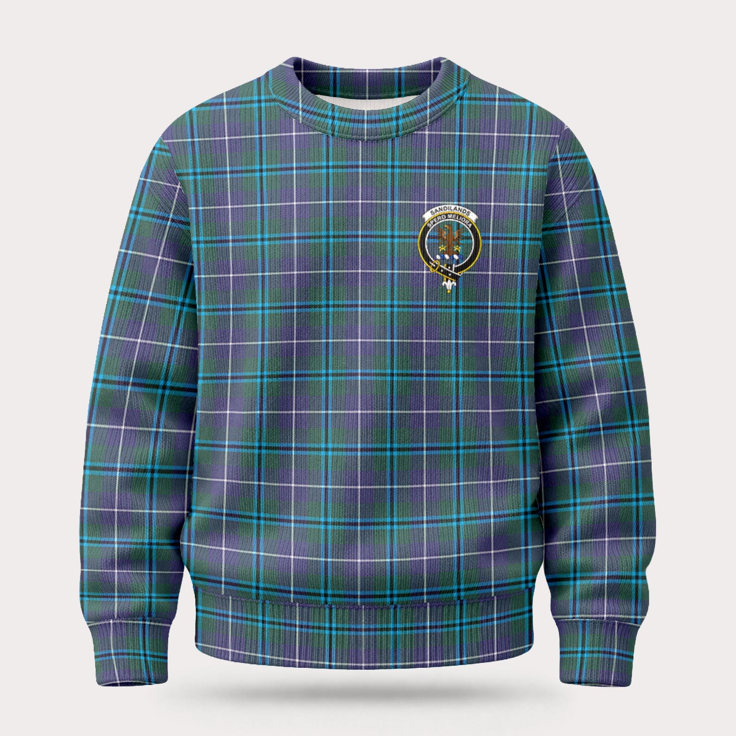 Sandilands Tartan Crest Sweater