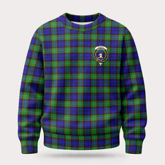 Sempill Modern Tartan Crest Sweater