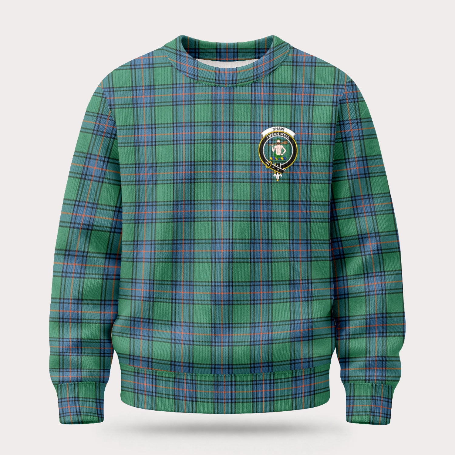 Shaw (of Sauchie) Ancient Tartan Crest Sweater