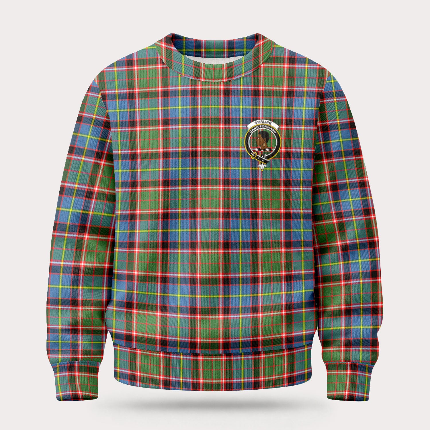 Stirling (of Keir) Tartan Crest Sweater
