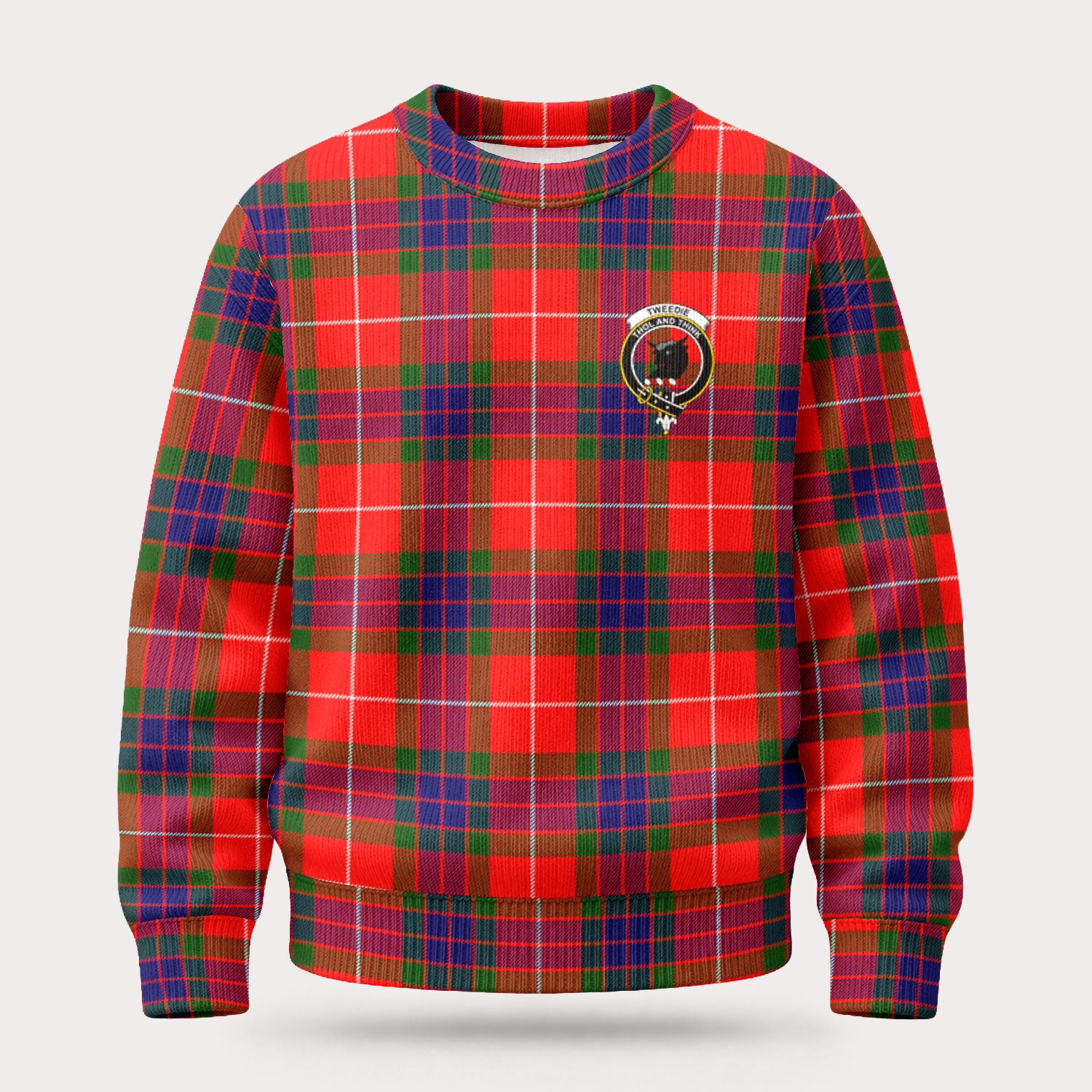 Tweedie Tartan Crest Sweater