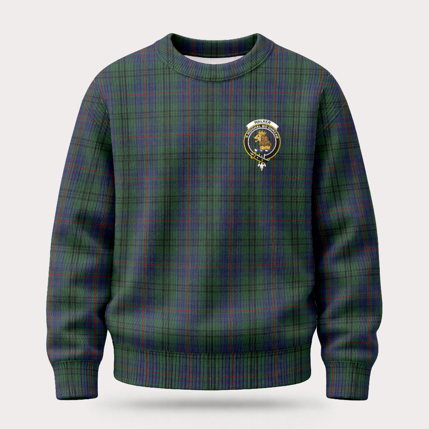 Walker Hunting Tartan Crest Sweater