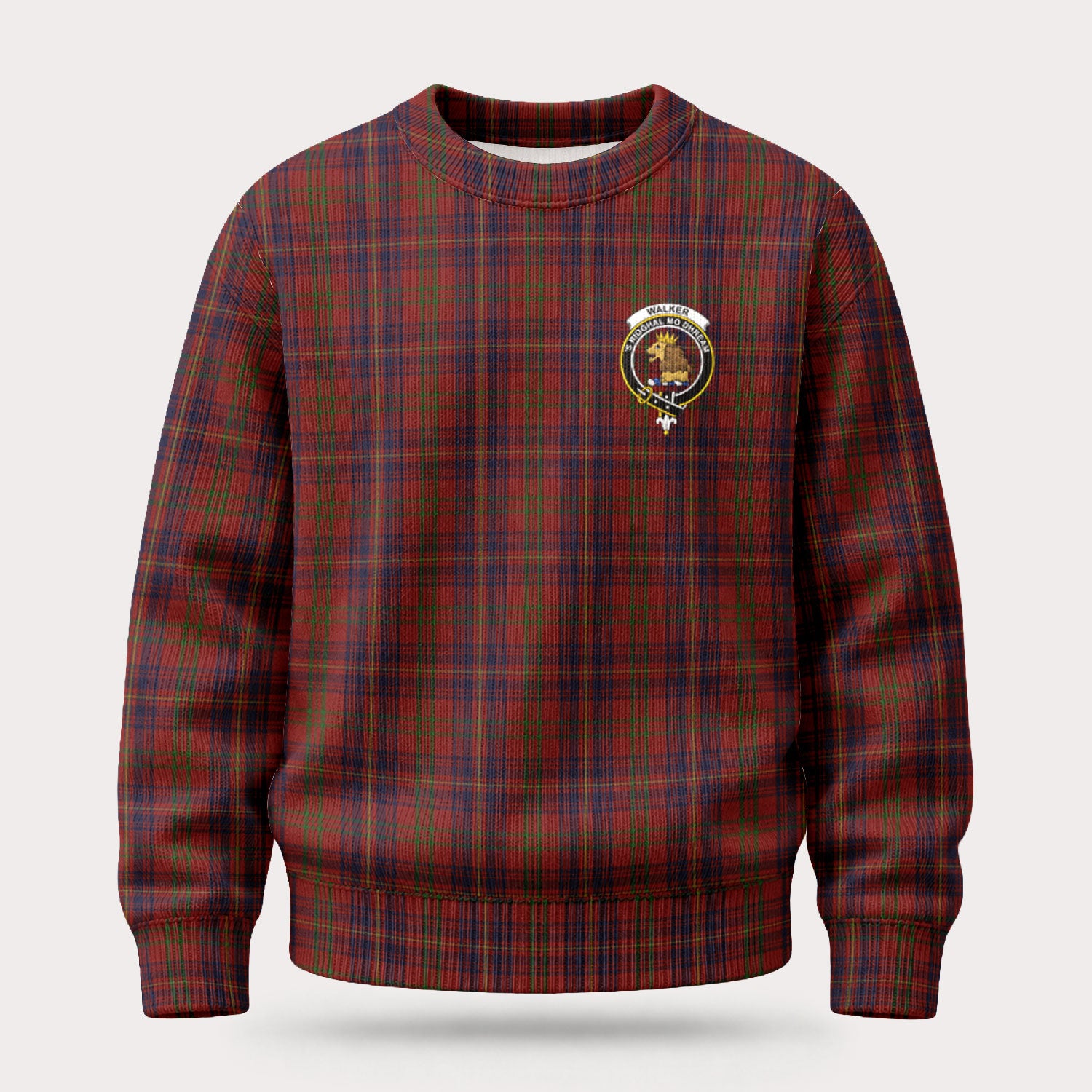 Walker Tartan Crest Sweater