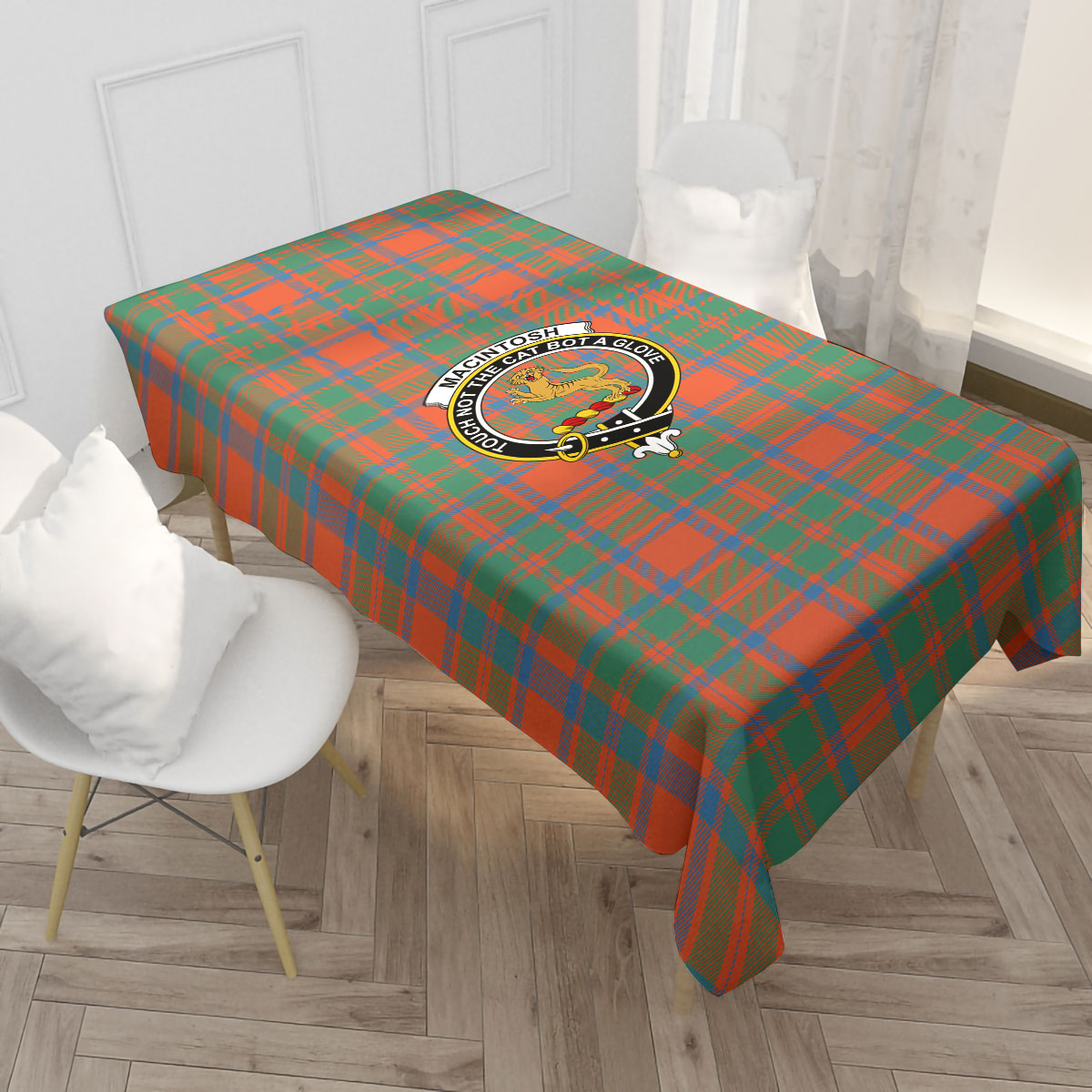 MacIntosh Ancient Tartan Crest Tablecloth