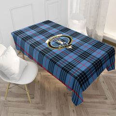 MacKay Blue Tartan Crest Tablecloth